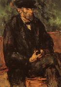 Paul Cezanne Portrati du jardinier Vallier oil